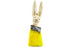 Ceramic Bunny Figurine 9" Yellow Theme