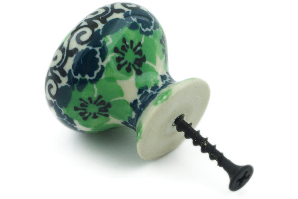 Polish Pottery Drawer knob 1-3/8 inch 1" Hawaii Dream Theme