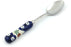 Polish Pottery Stainless Steel Spoon 6" Mosquito Theme
