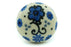 Polish Pottery Drawer knob 1-1/2 inch 1" Dance With Joy Theme