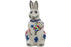 Polish Pottery Bunny Figurine 5" Kismet Red Theme