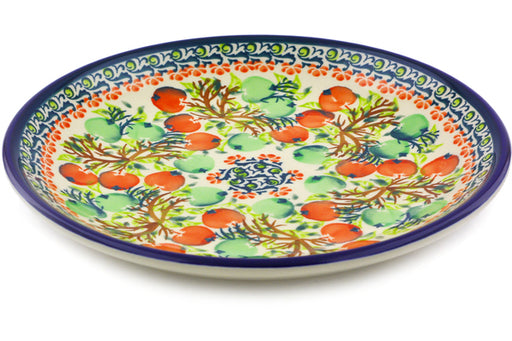 Polish Pottery Plate 8" Apple Orchard Theme